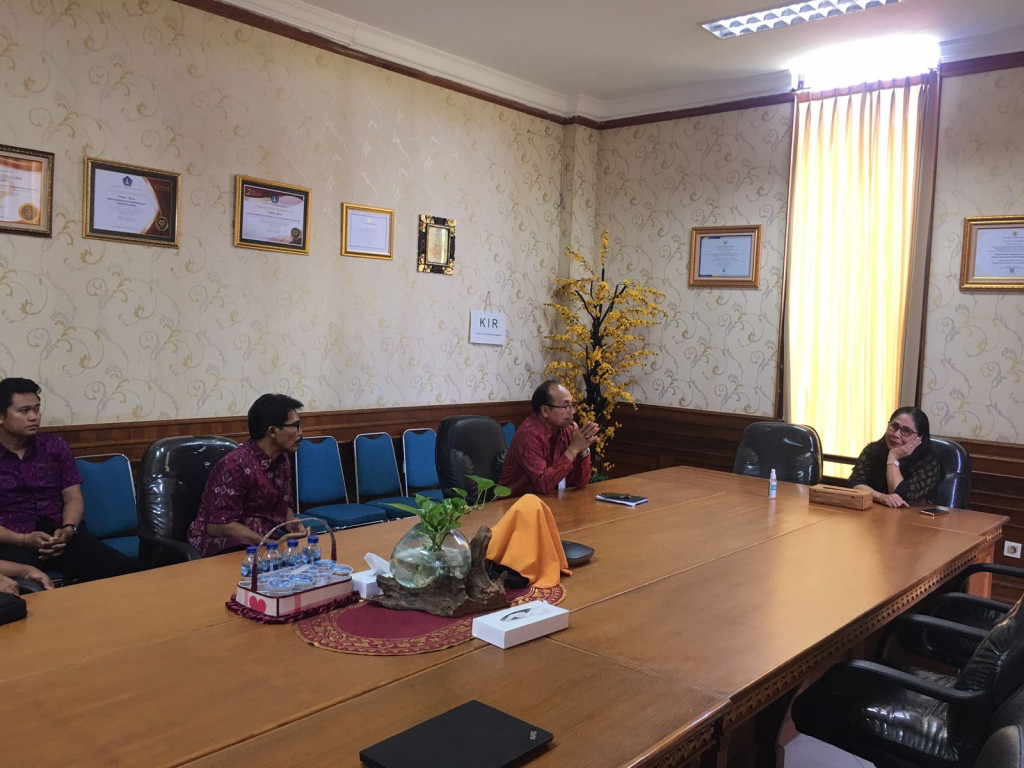 Terima Kunjungan  Diskerpus Kabupaten  Gianyar